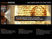 Tablet Screenshot of creeksidedigital.com